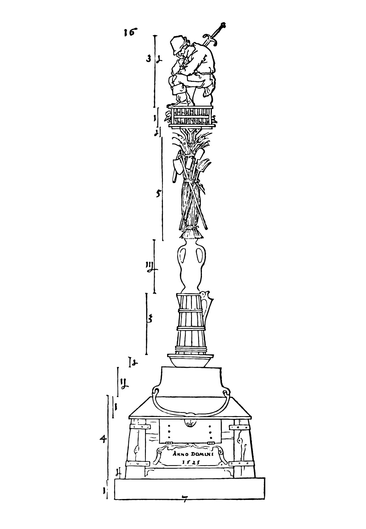 Dürer Denkmal Skizze